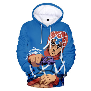 JoJo's Bizarre Adventure Guido Mista Sudadera con Capucha para Adultos Unisex